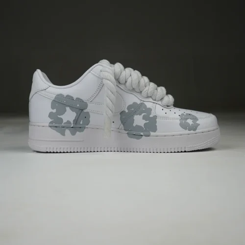 Nike Air Force 1 Low Rope Laces - Denim Tears Cream