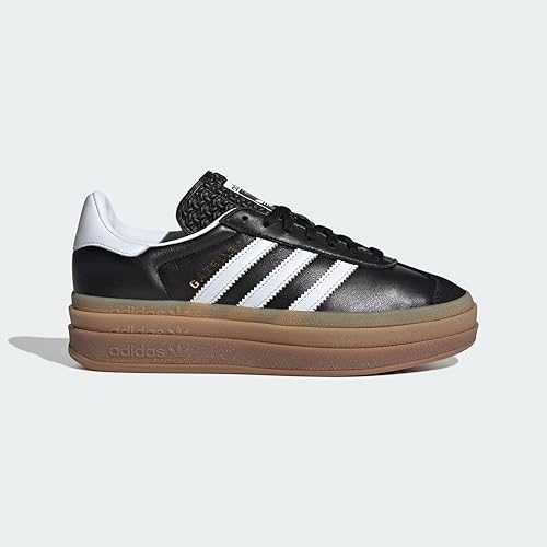 Adidas Gazelle Bold atmos Core Black/Footwear White/Gold Metallic