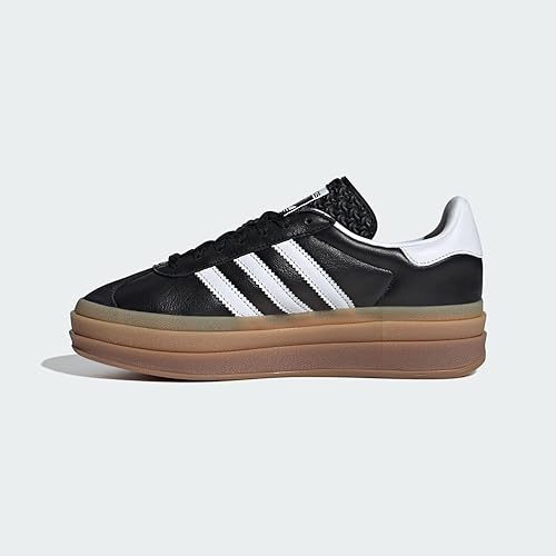 Adidas Gazelle Bold atmos Core Black/Footwear White/Gold Metallic – Image 4