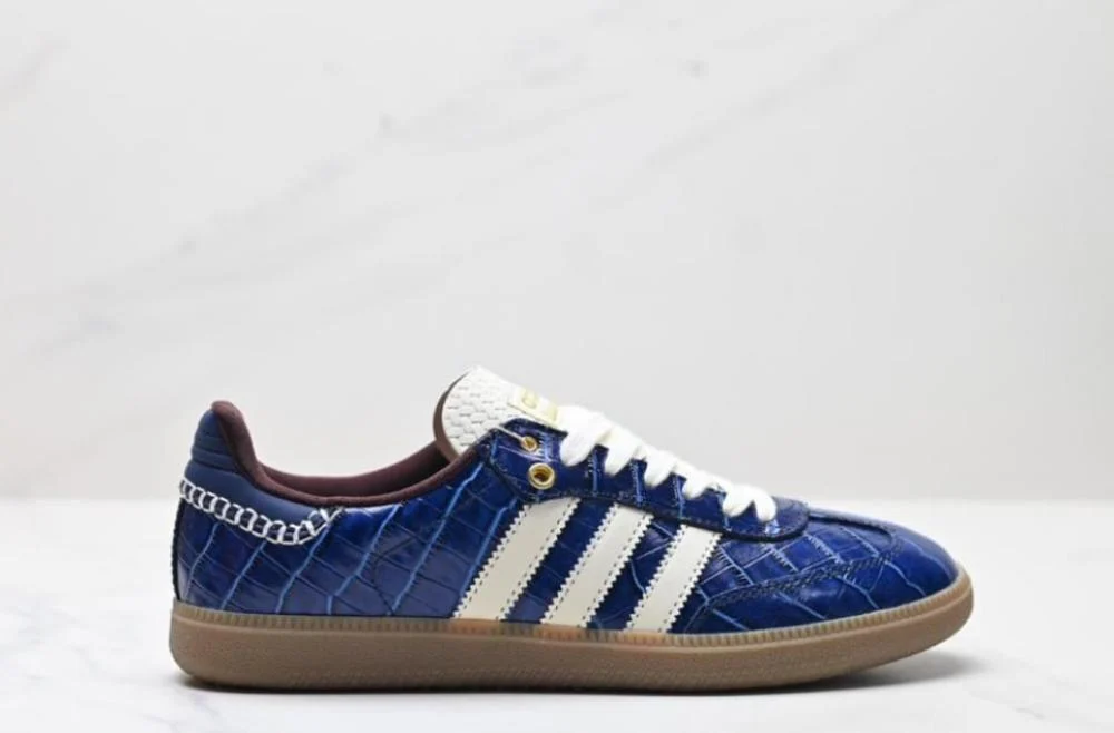 Adidas x Wales Bonner baskets Samba OG 'Navy Croc'