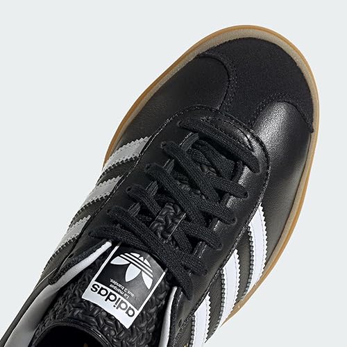 Adidas Gazelle Bold atmos Core Black/Footwear White/Gold Metallic – Image 6