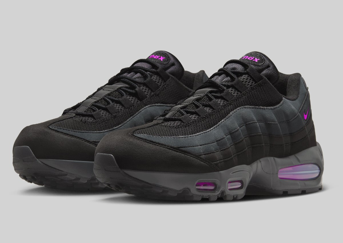 Nike Air Max 95 Big Bubble "BLACK VIVID PURPLE" – Image 3