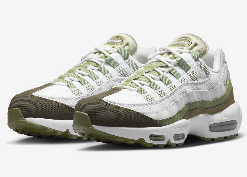 Nike Air Max 95 'White Oil Green' – Image 2
