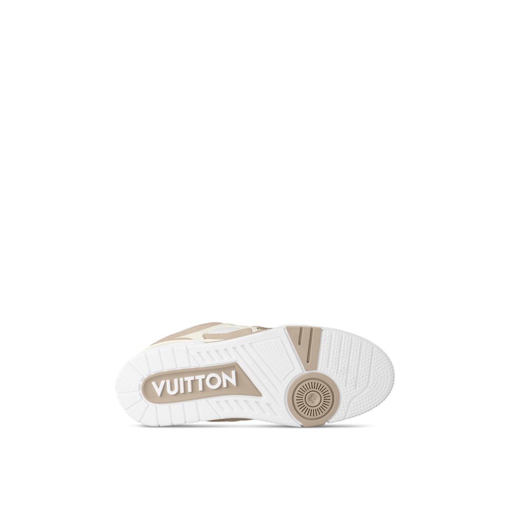 LV Skate sneakers beige et blanc – Image 7