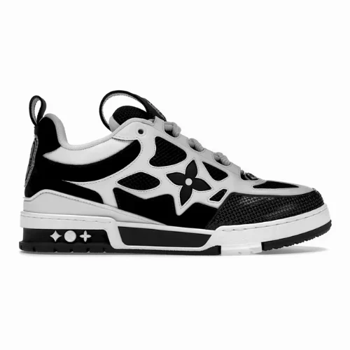 LV SKATE sneakers Black white
