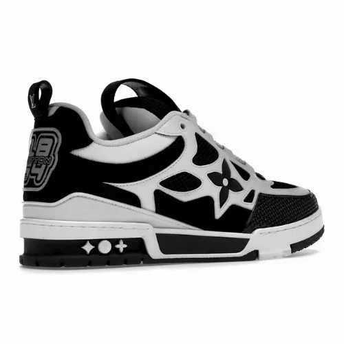 LV SKATE sneakers Black white – Image 4