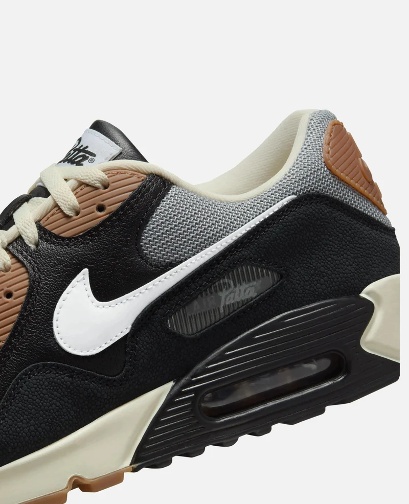 Patta x Nike Air Max 90 SP (Black/White-Particle Grey-Anthracite) – Image 2