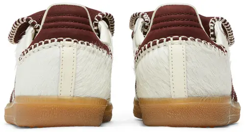 Adidas x Wales Bonner baskets Samba Pony Cream White / Burgundy – Image 4