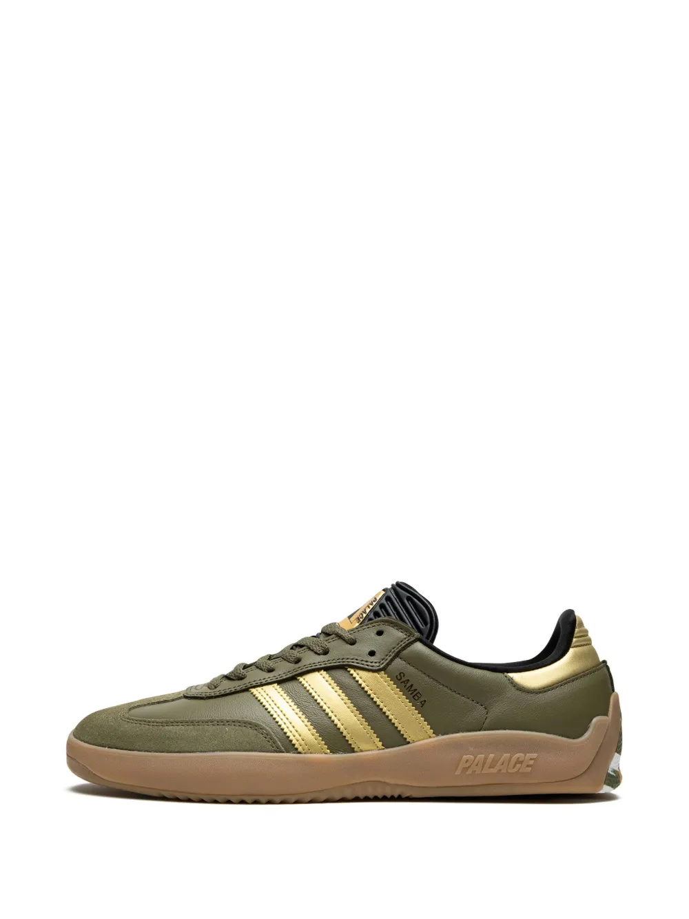 Adidas x Palace baskets Puig Samba ""Olive Gold"" – Image 5