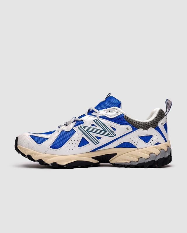 New Balance 610v1 Blanc Crème bleu et gris – Image 3