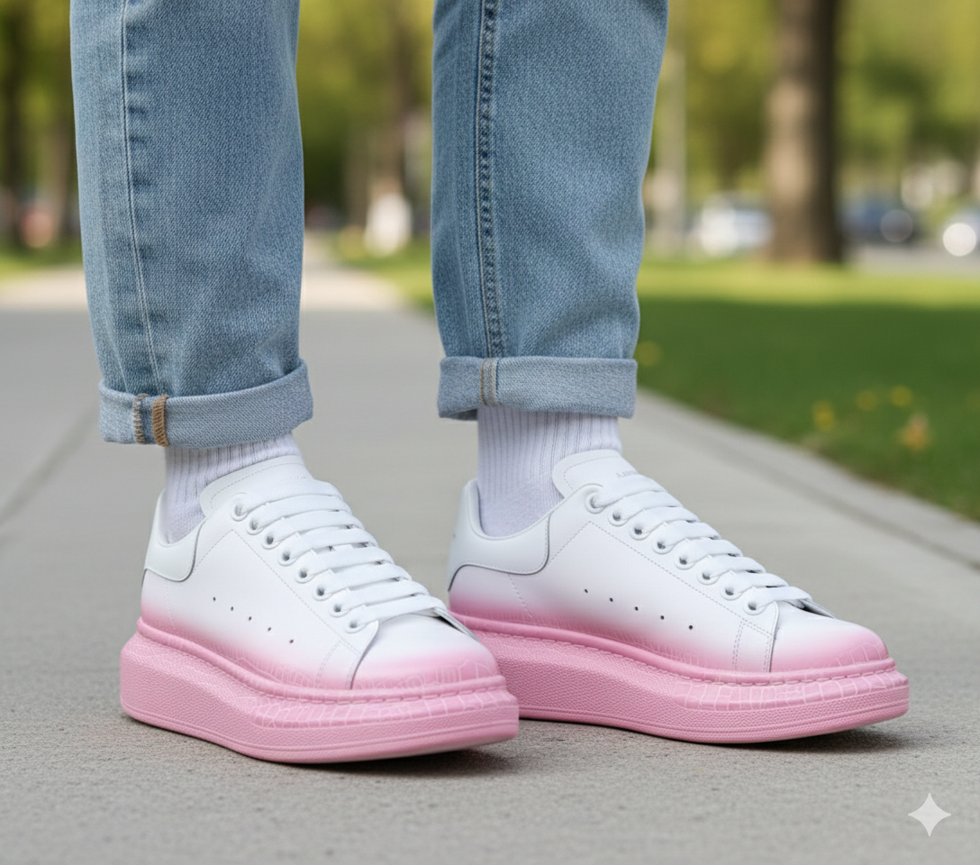 Alexander McQueen Oversized Sneaker "Sugar Pink" – Image 5