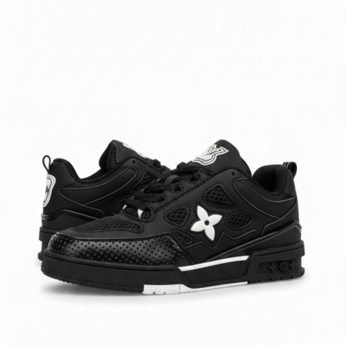 sneakers LV Trainer noir et blanc