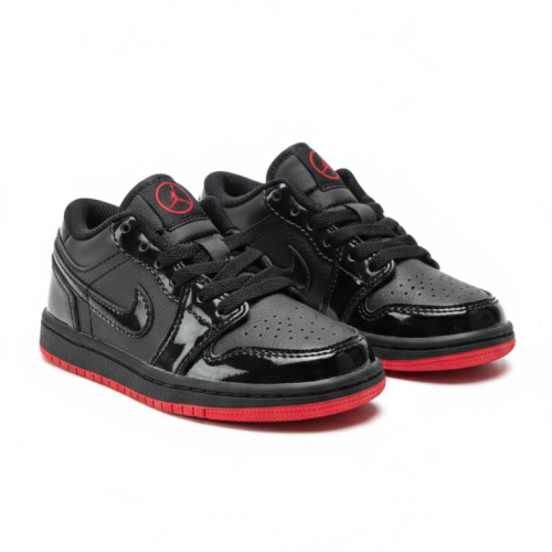 Nike Air Jordan 1 Low "Bred" patent leather