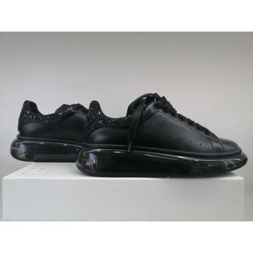 Alexander McQueen Oversized Sneaker "Black Glitter"