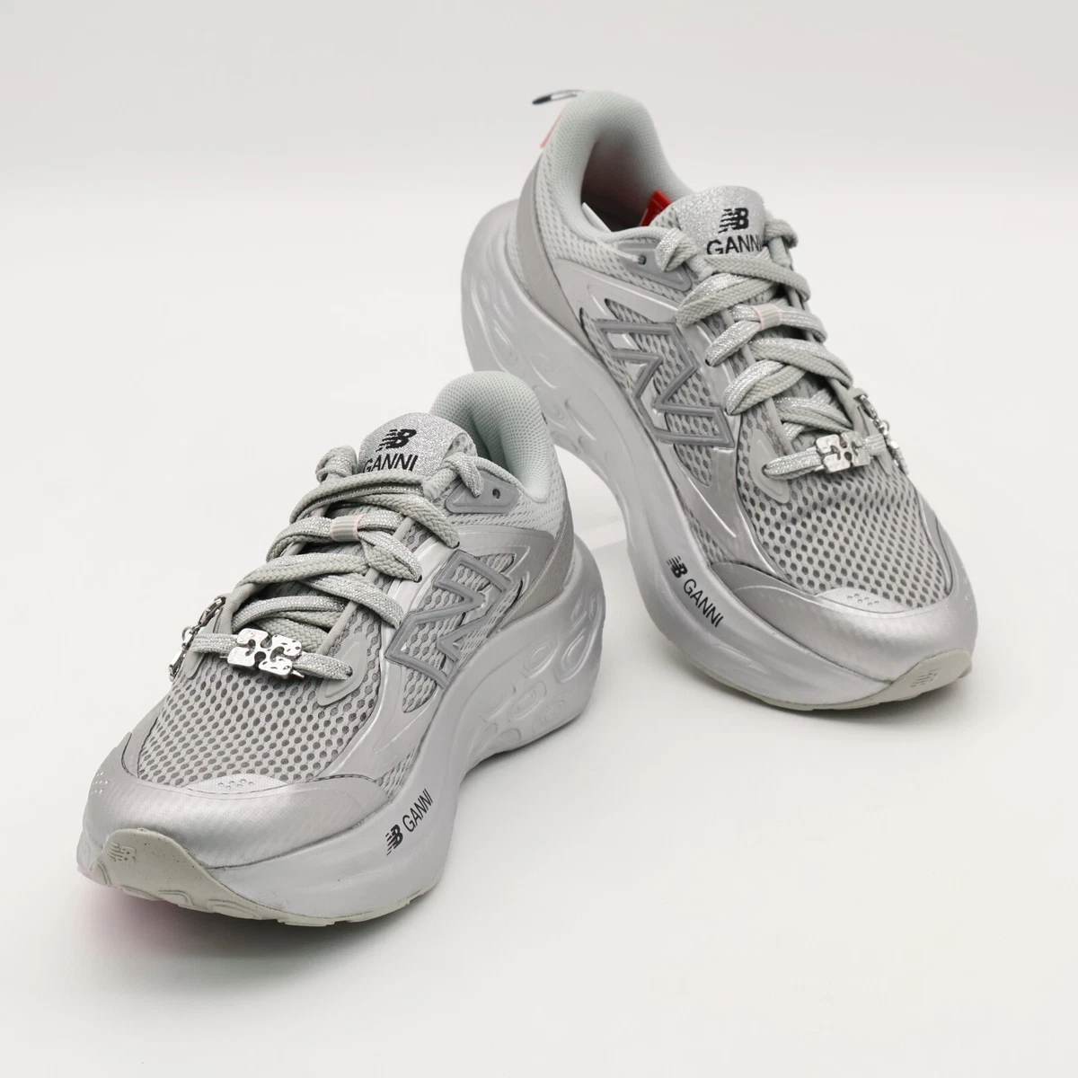 GANNI x New Balance Fresh Foam Trainer 'Silver Metallic Pink'. – Image 5