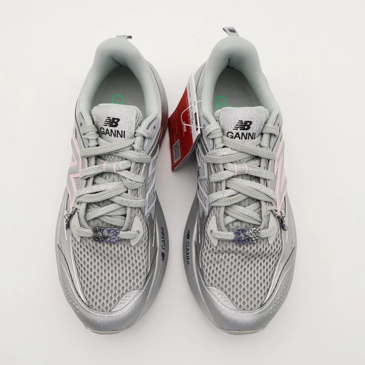 GANNI x New Balance Fresh Foam Trainer 'Silver Metallic Pink'. – Image 3